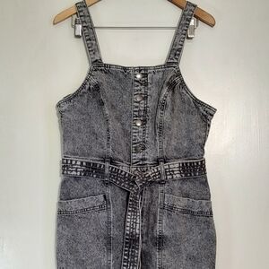 Universal Thread Black Denim Jumpsuit